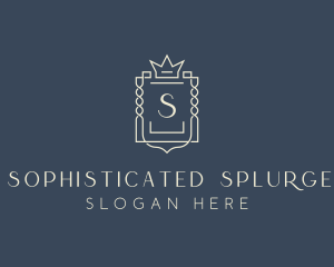 Elegant Royal Shield logo design