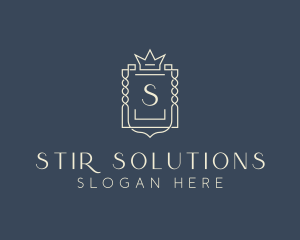 Elegant Royal Shield logo design