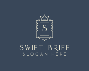 Elegant Royal Shield logo design