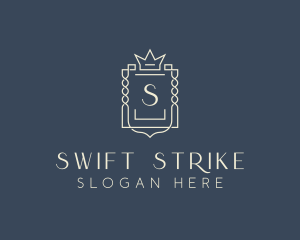 Elegant Royal Shield logo design