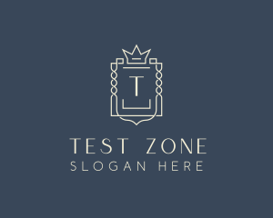 Elegant Royal Shield logo design