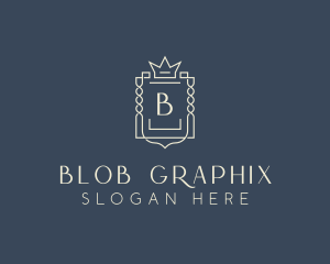 Elegant Royal Shield logo design