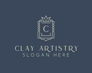 Elegant Royal Shield logo design