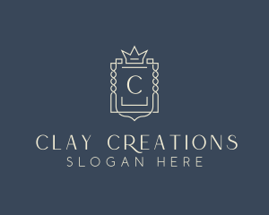 Elegant Royal Shield logo design