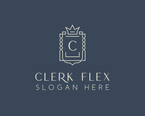 Elegant Royal Shield logo design