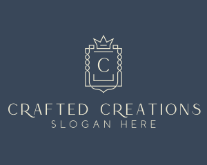 Elegant Royal Shield logo design