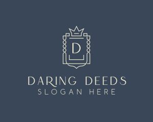 Elegant Royal Shield logo design