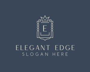 Elegant Royal Shield logo design