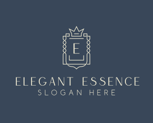 Elegant Royal Shield logo design