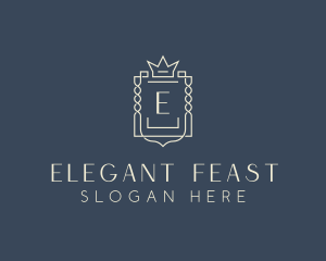 Elegant Royal Shield logo design