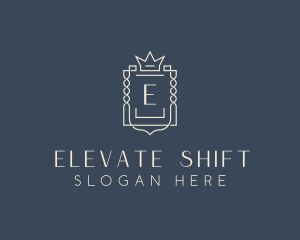 Elegant Royal Shield logo design