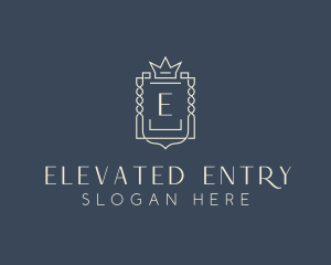 Elegant Royal Shield logo design