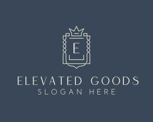 Elegant Royal Shield logo design