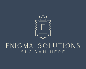 Elegant Royal Shield logo design