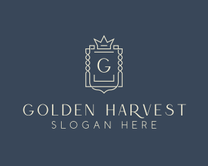 Elegant Royal Shield logo design