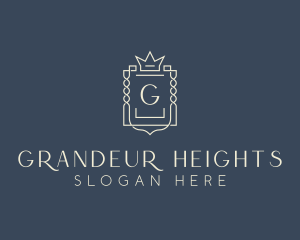 Elegant Royal Shield logo design