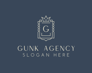 Elegant Royal Shield logo design