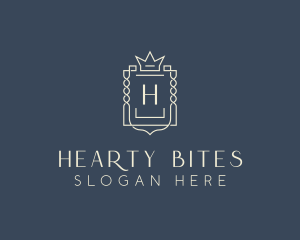 Elegant Royal Shield logo design