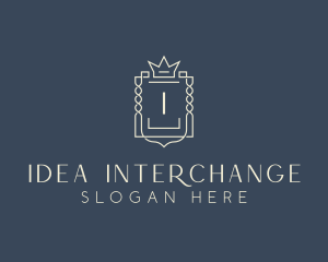 Elegant Royal Shield logo design