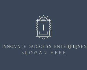 Elegant Royal Shield logo design