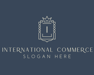 Elegant Royal Shield logo design