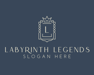 Elegant Royal Shield logo design