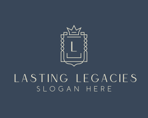 Elegant Royal Shield logo design