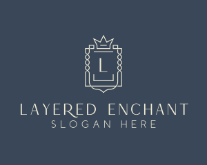 Elegant Royal Shield logo design