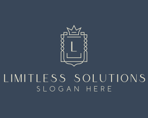 Elegant Royal Shield logo design