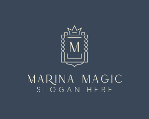 Elegant Royal Shield logo design