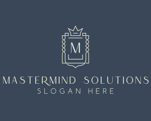 Elegant Royal Shield logo design