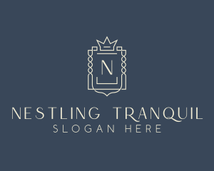 Elegant Royal Shield logo design