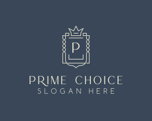 Elegant Royal Shield logo design