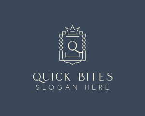 Elegant Royal Shield logo design