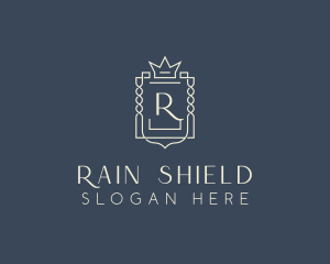 Elegant Royal Shield logo design