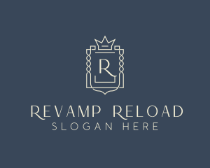 Elegant Royal Shield logo design