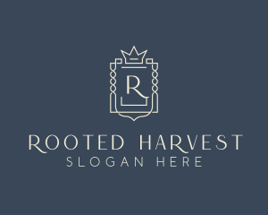 Elegant Royal Shield logo design