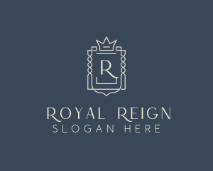 Elegant Royal Shield logo design