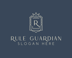 Elegant Royal Shield logo design