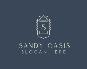 Elegant Royal Shield logo design