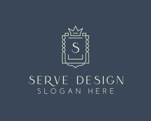 Elegant Royal Shield logo design