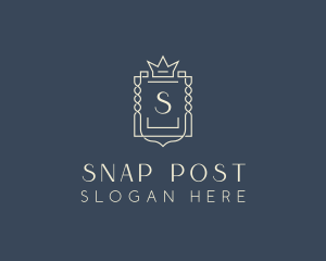 Elegant Royal Shield logo design