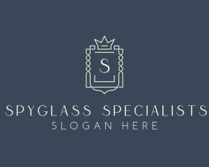 Elegant Royal Shield logo design