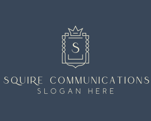 Elegant Royal Shield logo design