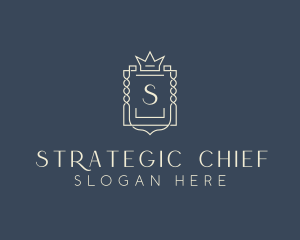 Elegant Royal Shield logo design