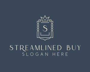 Elegant Royal Shield logo design