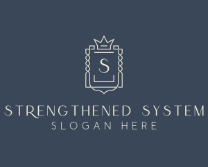 Elegant Royal Shield logo design