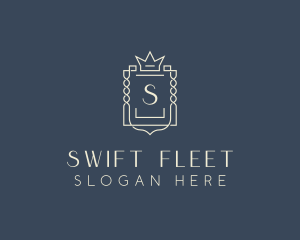 Elegant Royal Shield logo design