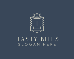 Elegant Royal Shield logo design