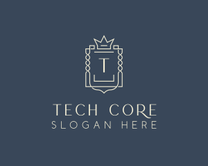 Elegant Royal Shield logo design